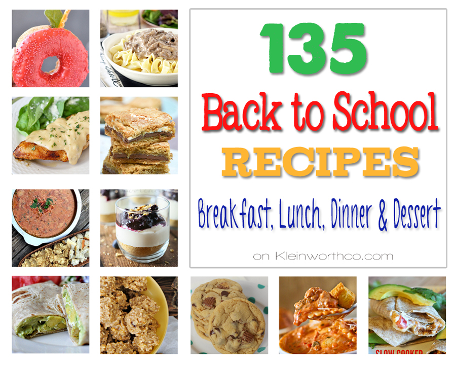 135 Back to School Recipes