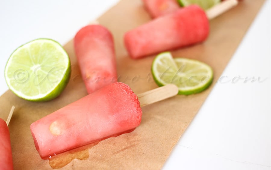 Sour Watermelon Pops