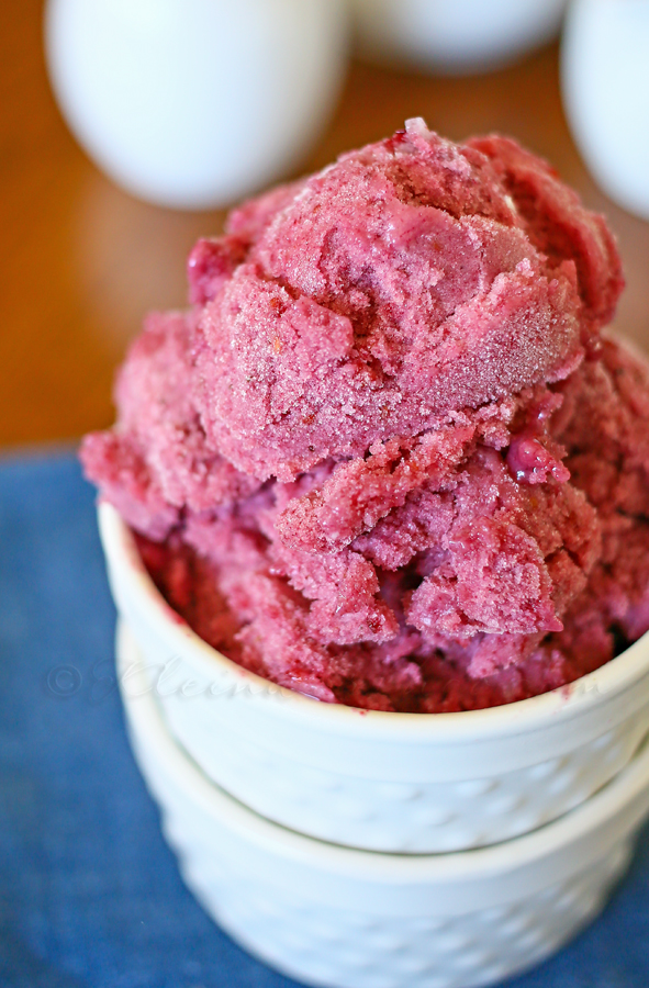 Blackberry & Banana Ice Cream