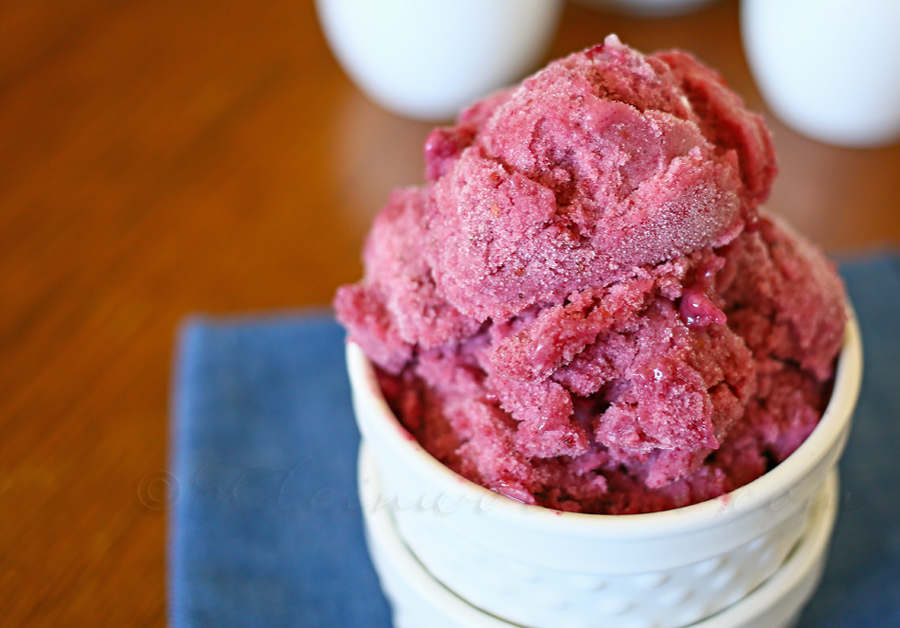 Blackberry & Banana Ice Cream