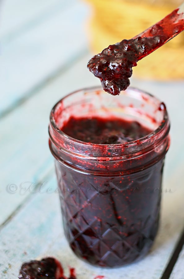 Huckleberry Jam {Ready in 10 Minutes}