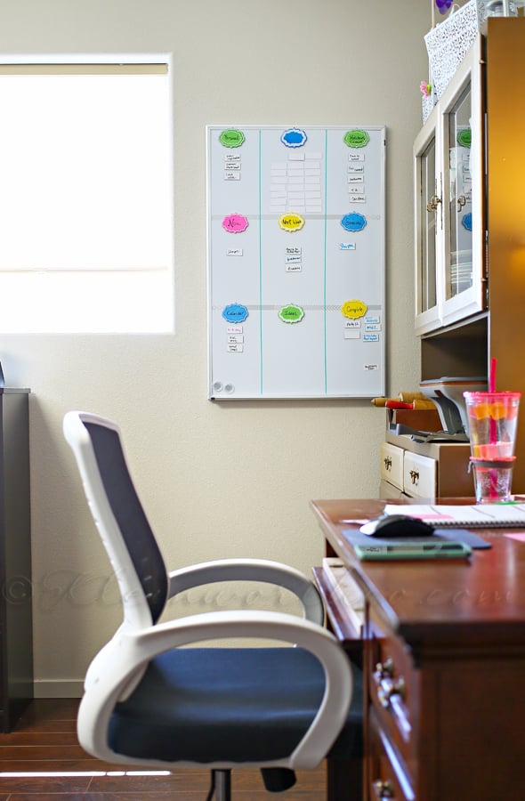 Simple White Board Organizer