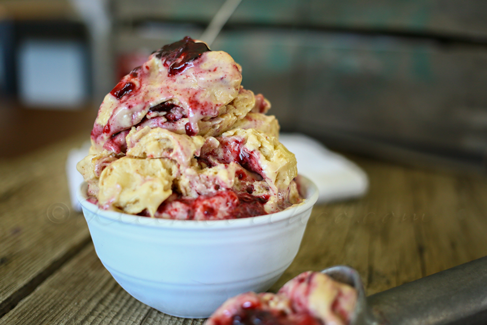 Peanut Butter & Jelly Ice Cream Kleinworth & Co