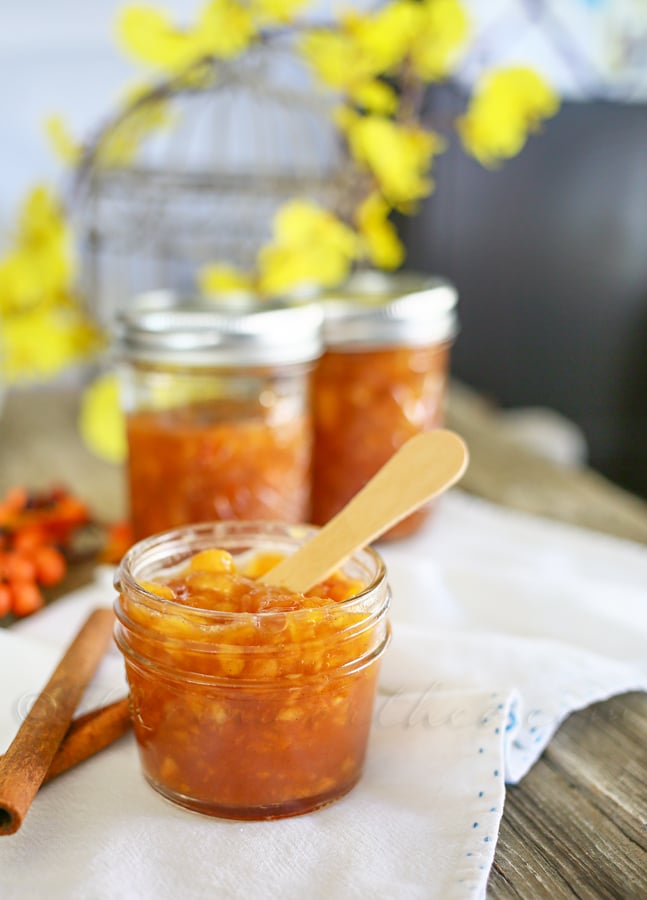 Cinnamon Peach Jam - No Sugar