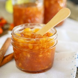 Cinnamon Peach Jam - No Sugar