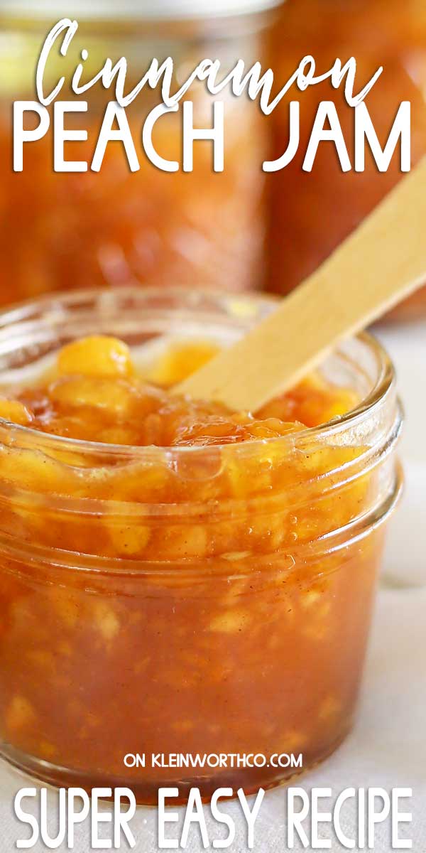 Cinnamon Peach Jam