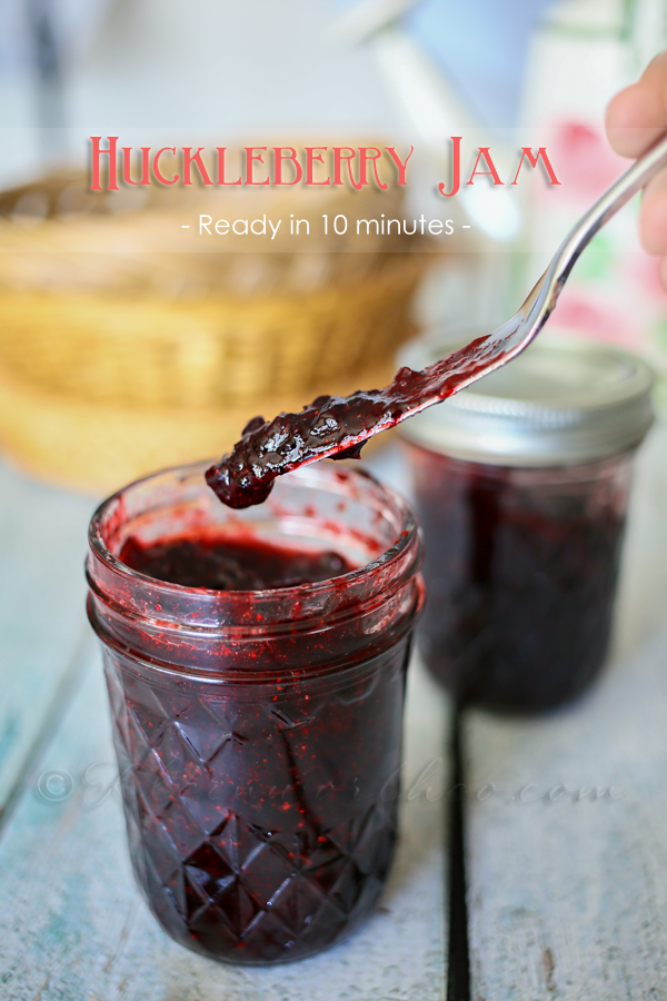 Huckleberry Jam {Ready in 10 Minutes}