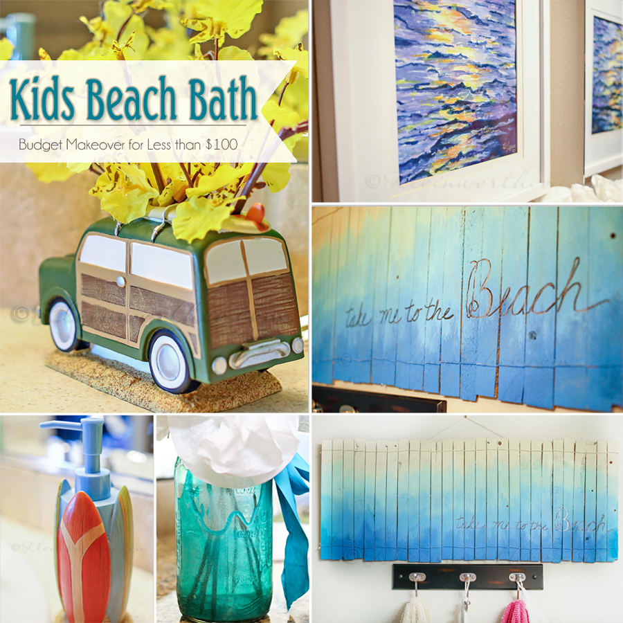 Kids Beach Bath {Get the Look for less than $100}