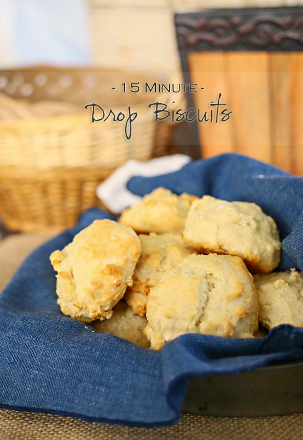 15 Minute Drop Biscuits