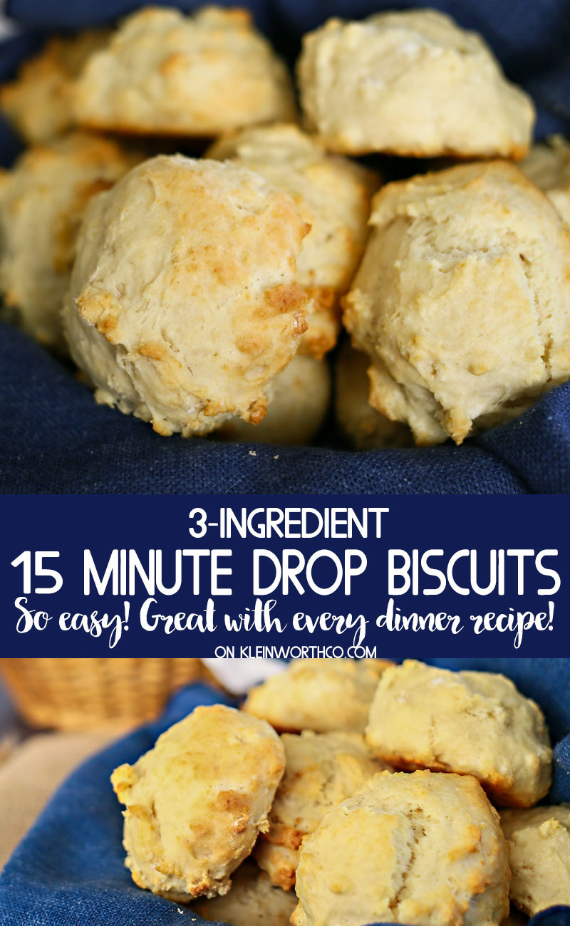 15 Minute Drop Biscuits