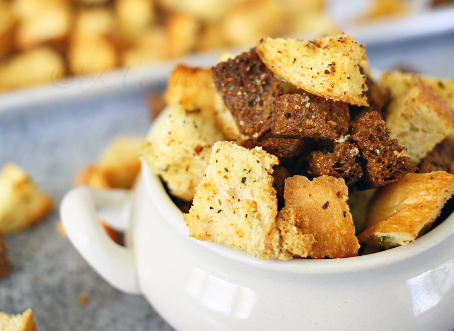 Garlic & Herb Croutons