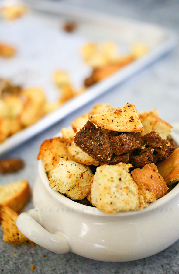 Garlic & Herb Croutons