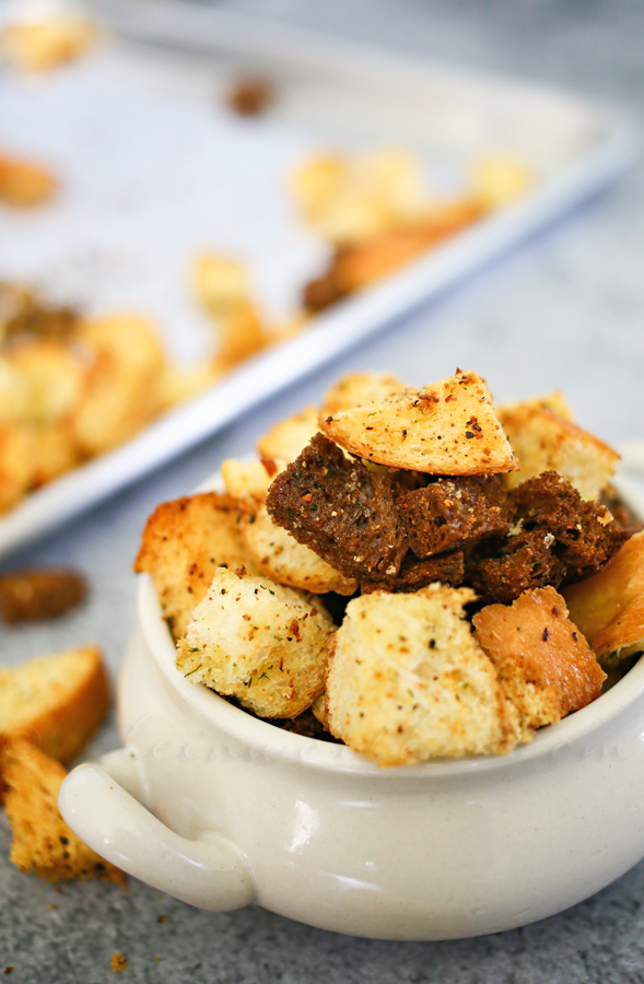 Garlic & Herb Croutons