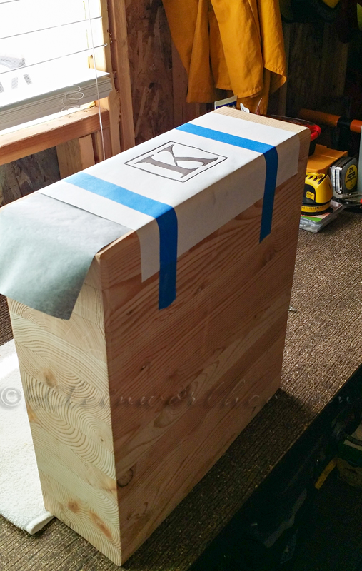 How to Monogram a Butcher Block