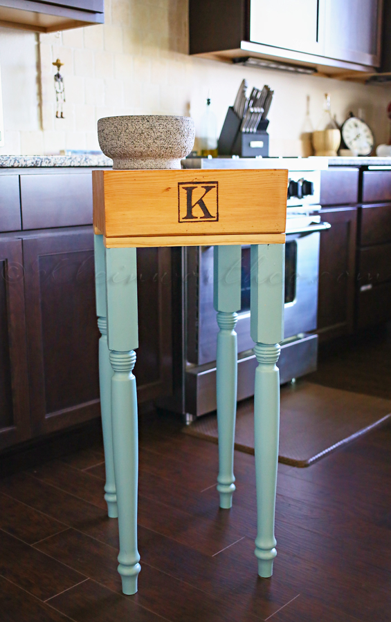 How to Monogram a Butcher Block