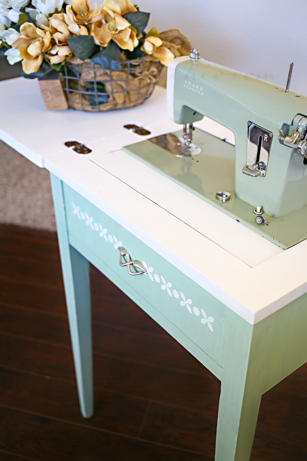 Antique Sewing Table Makeover Taste