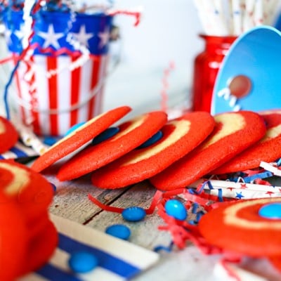 Captain America M&M's Cookies