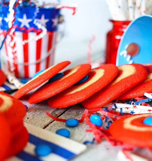 Captain America M&M's Cookies