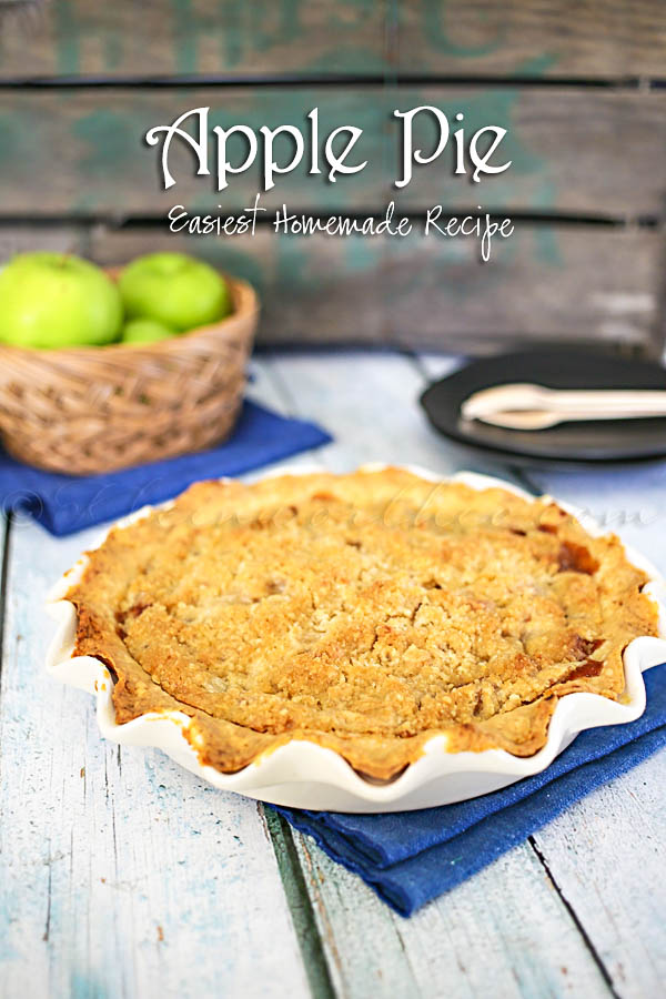 Apple Pie ~ Easiest Homemade Recipe