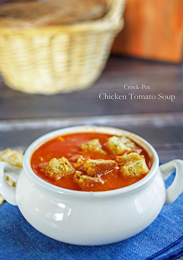 Crock Pot Chicken Tomato Soup