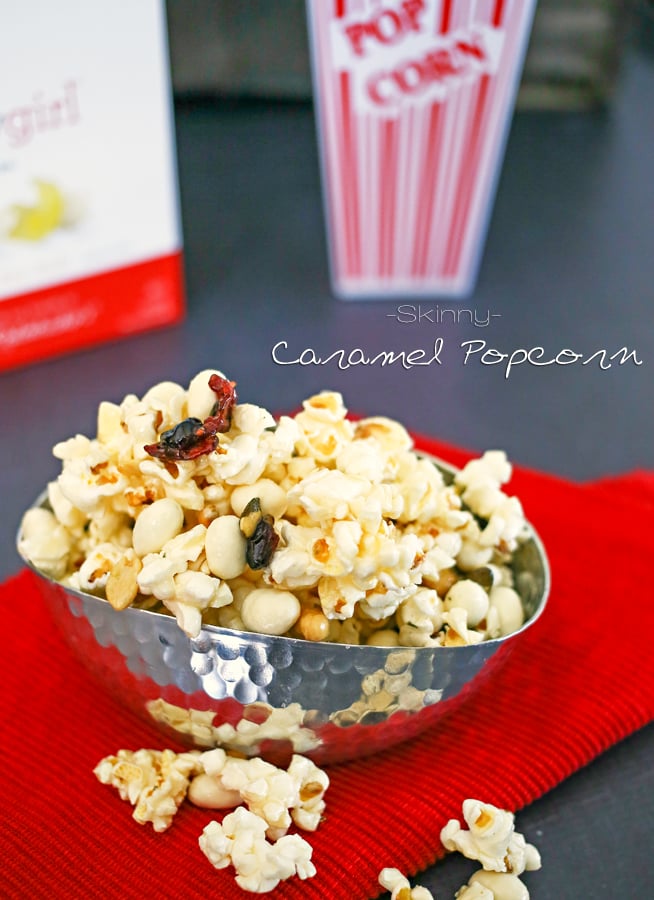 Skinny Caramel Popcorn