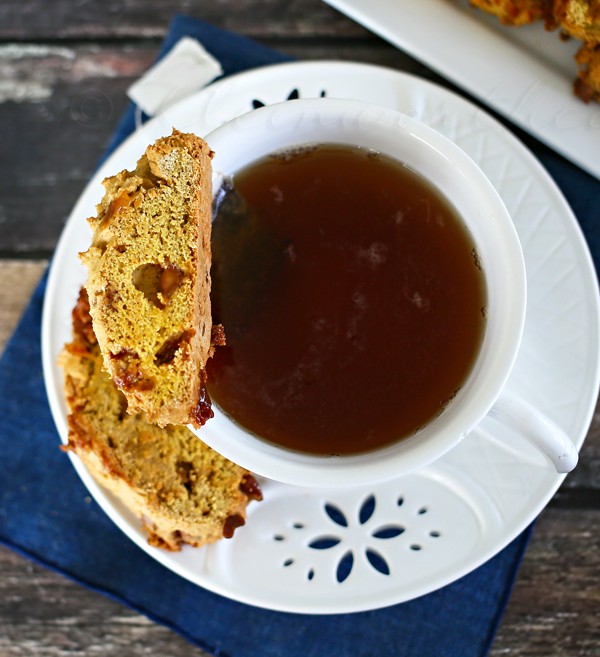 Pumpkin Caramel Biscotti