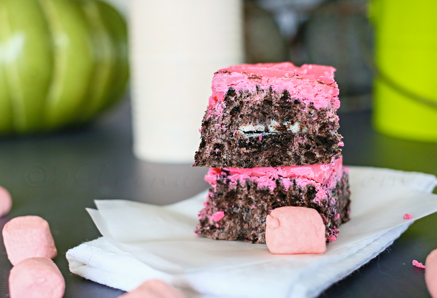 Pink Oreo Bars