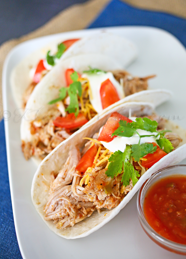 Salsa Pulled Pork Tacos