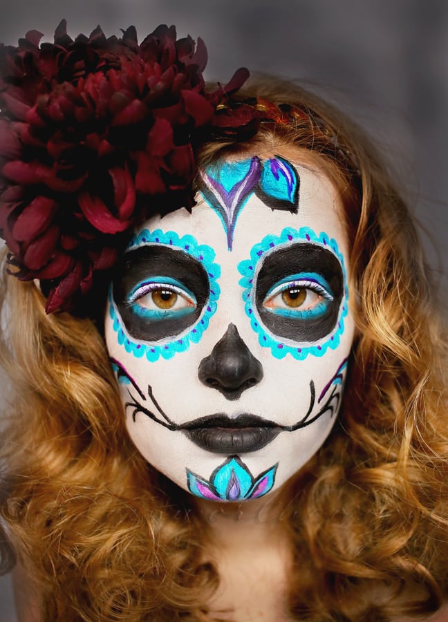 Day of the Dead Face Paint Tutorial