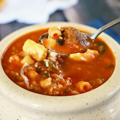 Ditalini & Sausage Soup