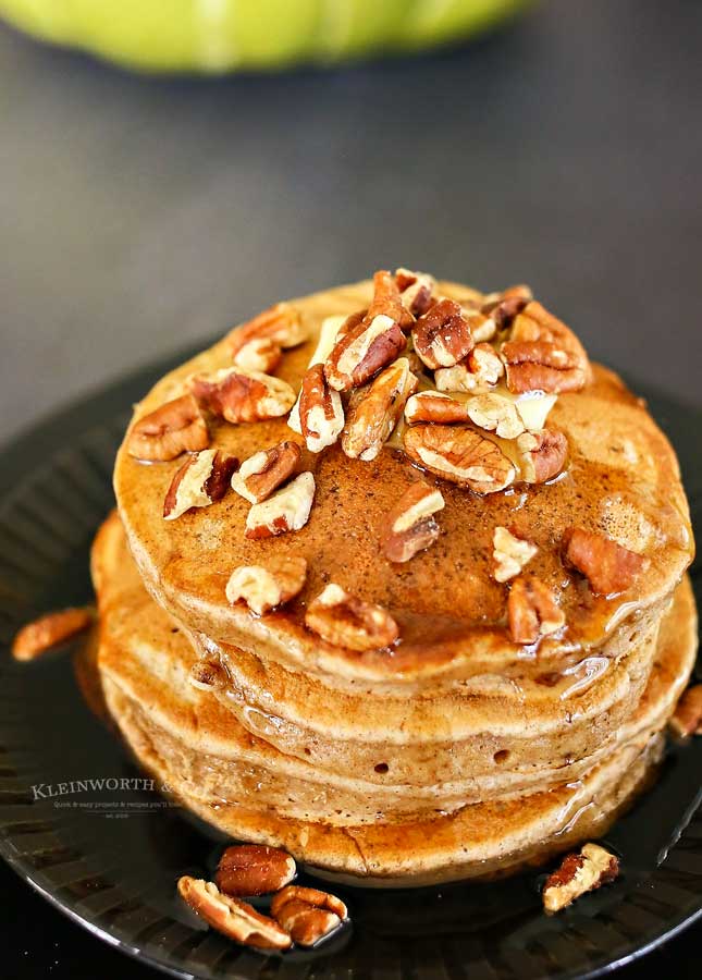Fall Breakfast - Apple Butter Pancakes