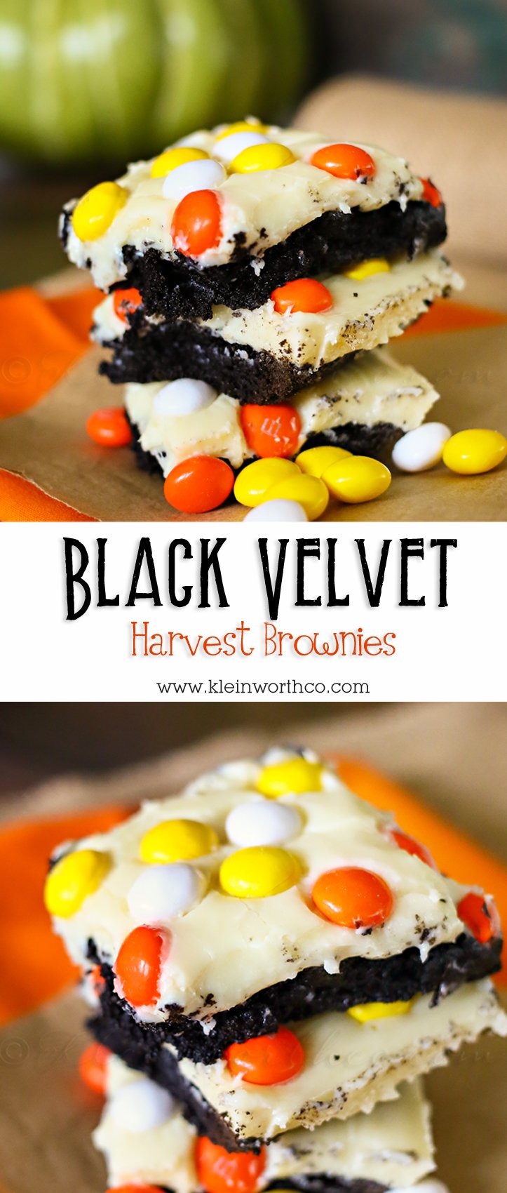 Black Velvet Harvest Brownies