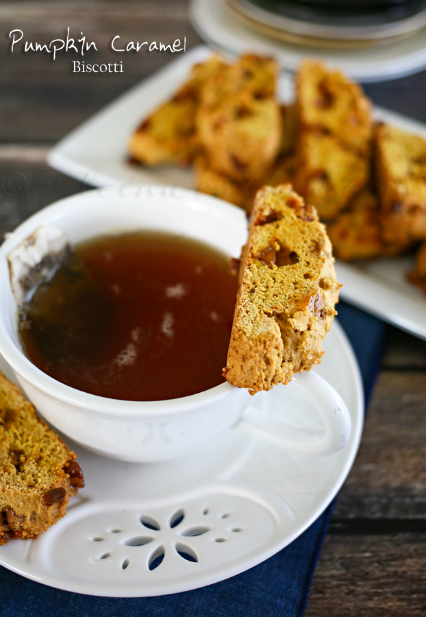 Pumpkin Caramel Biscotti