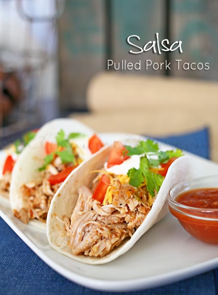 Salsa Pulled Pork Tacos