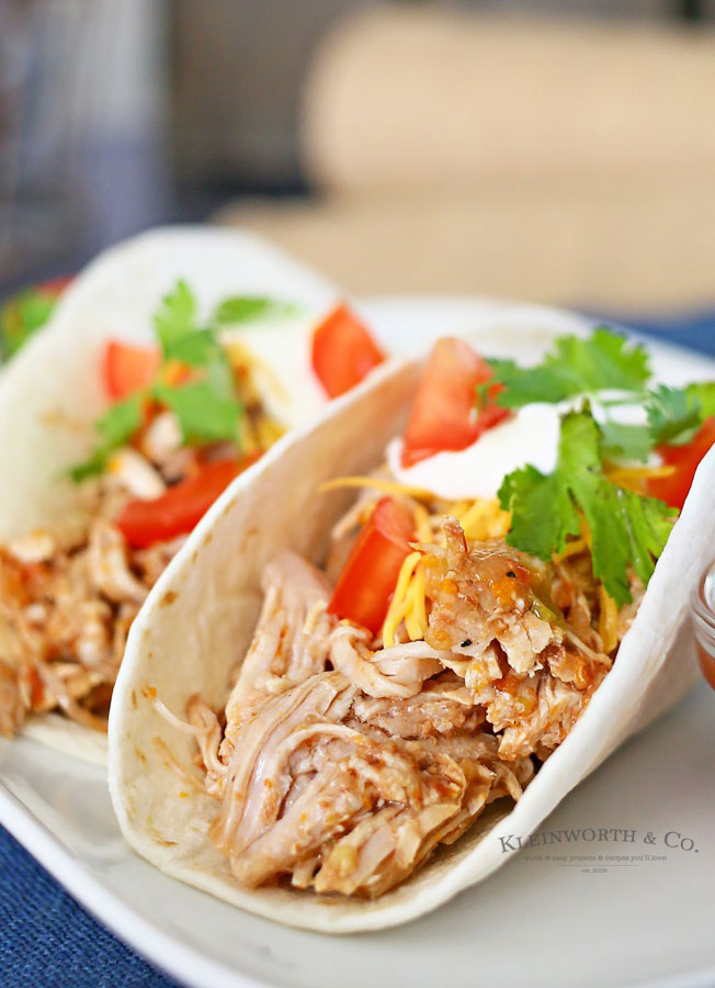 Salsa Pulled Pork Tacos - Taste of the Frontier