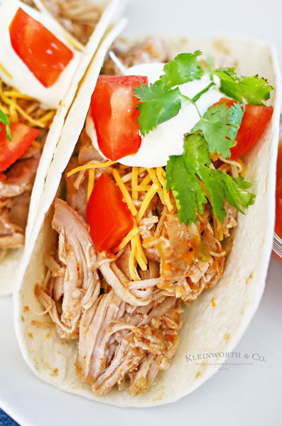 Salsa Pulled Pork Tacos