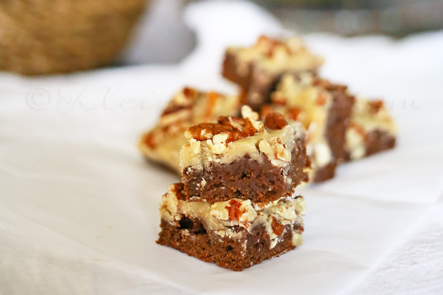 Pumpkin Pecan Brownie Bites