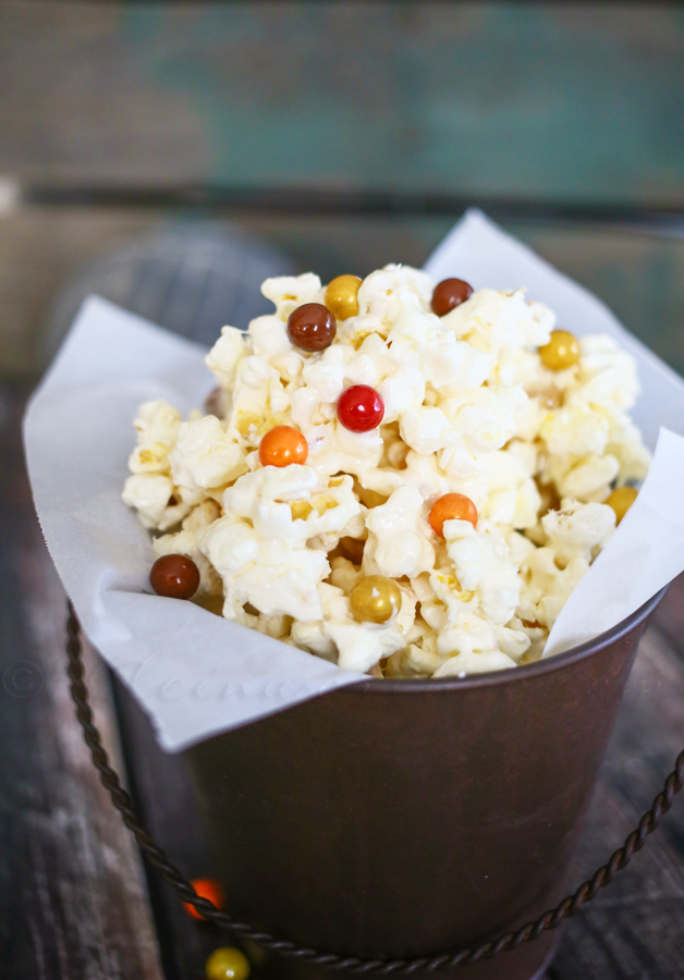 White Chocolate Fall Popcorn