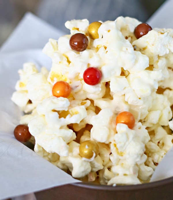 White Chocolate Fall Popcorn