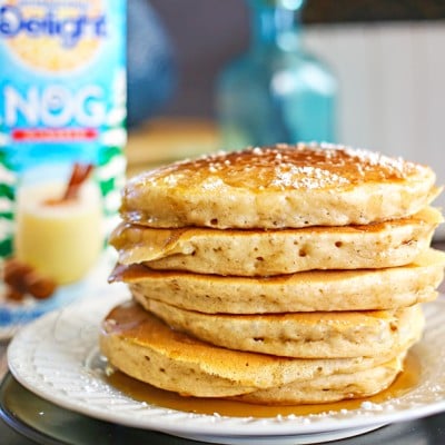 Eggnog Pancakes
