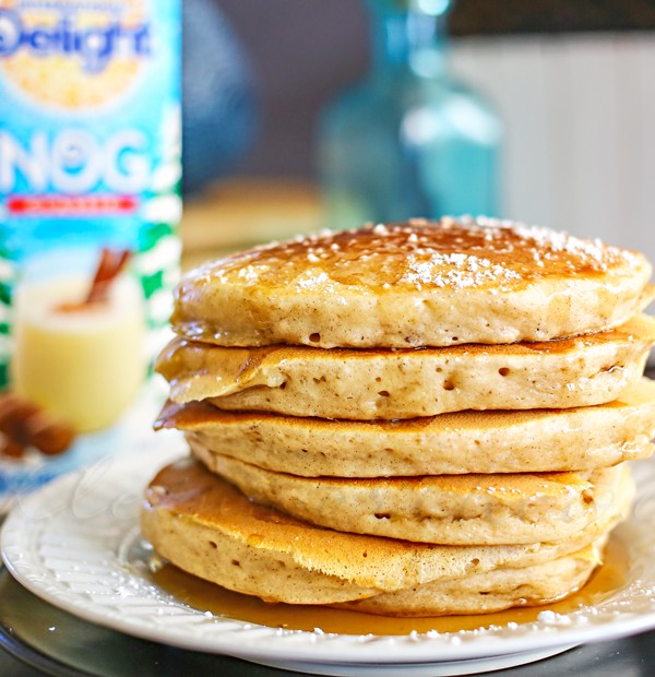 Eggnog Pancakes