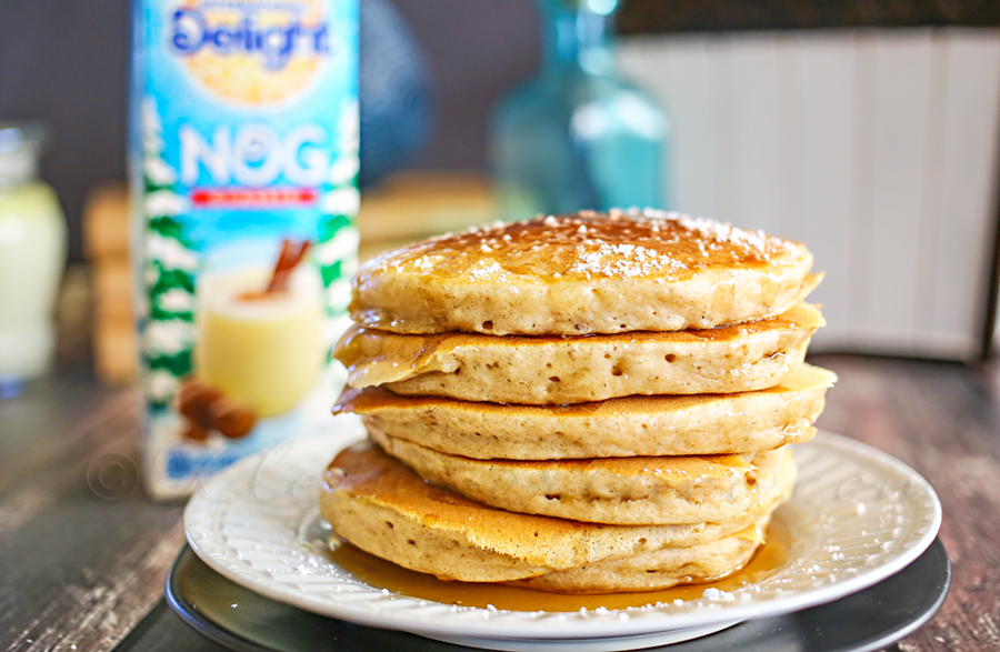 Eggnog Pancakes