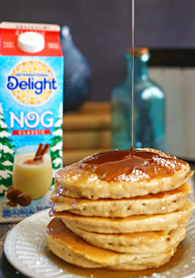 Eggnog Pancakes