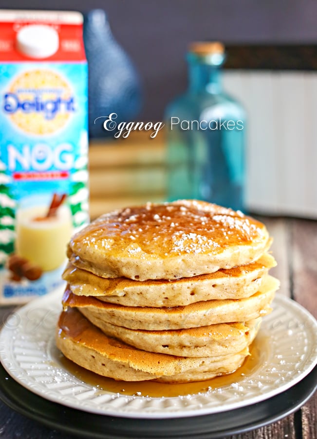 Eggnog Pancakes