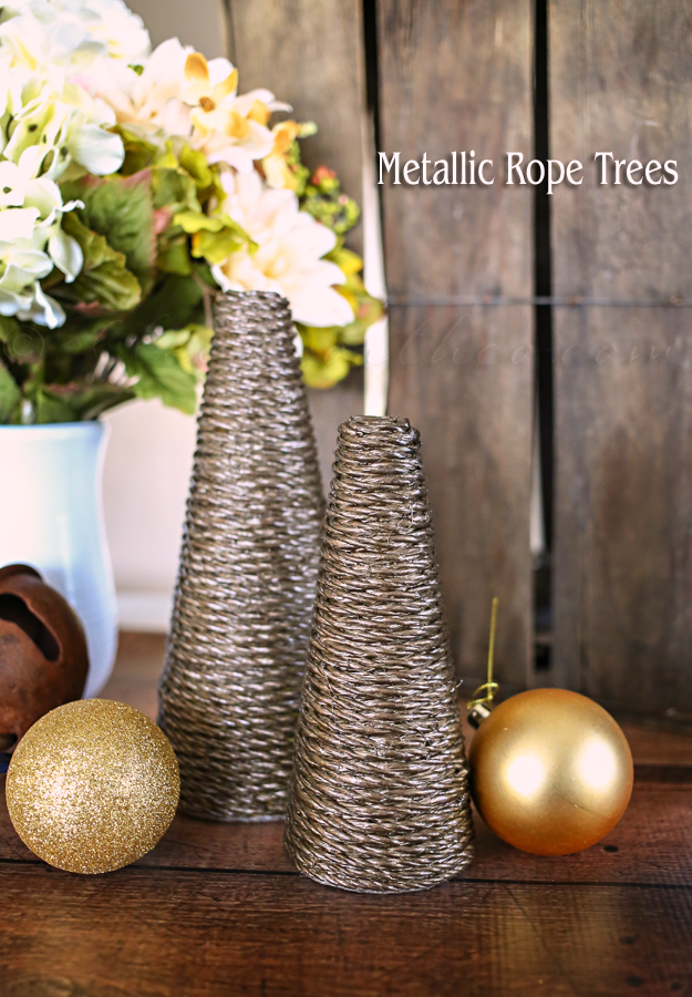 Metallic Rope Trees