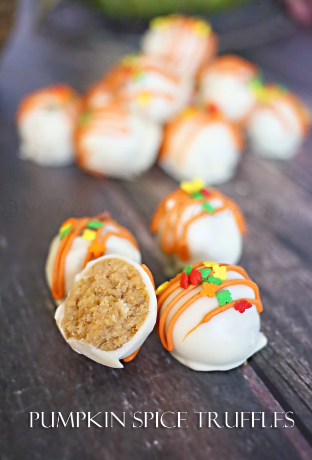 Pumpkin Spice Truffles