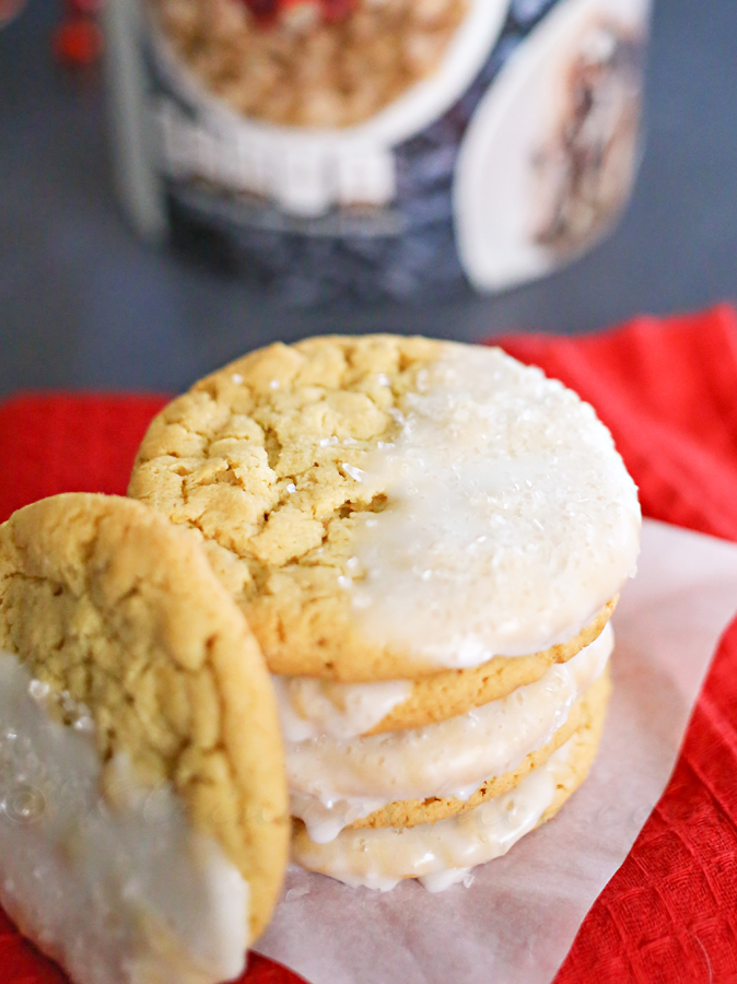 Eggnog Oatmeal Cookies