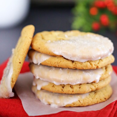 Eggnog Oatmeal Cookies