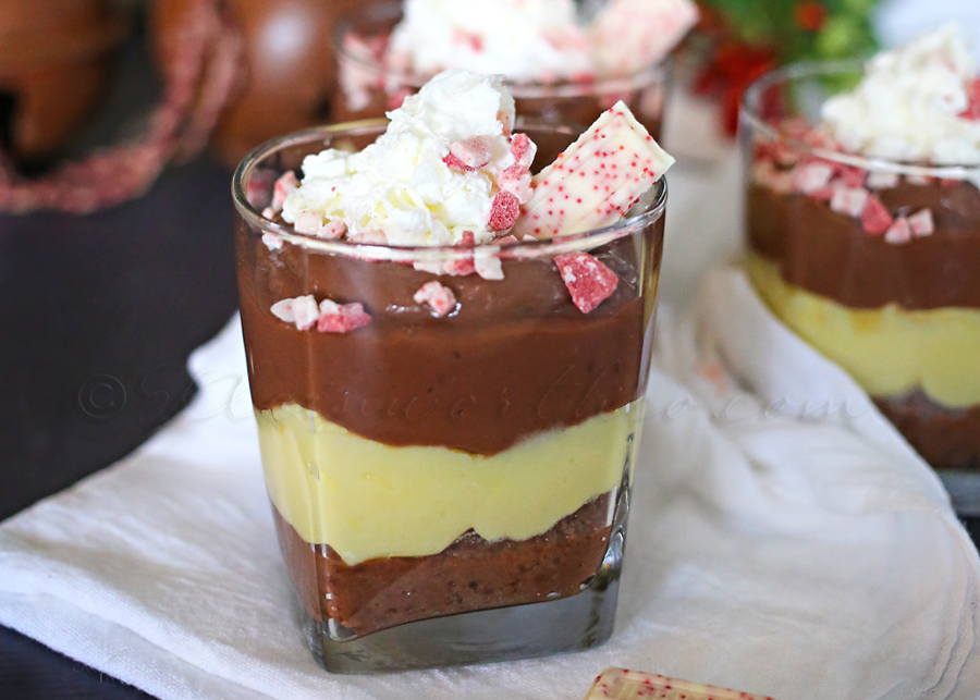 Peppermint Pudding Cups