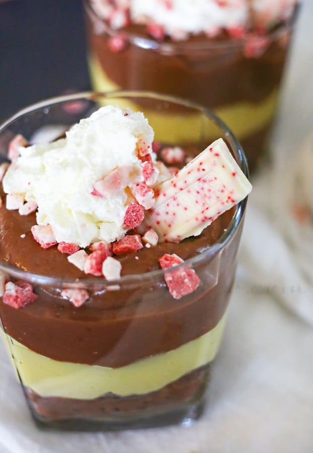 Peppermint Pudding Cups